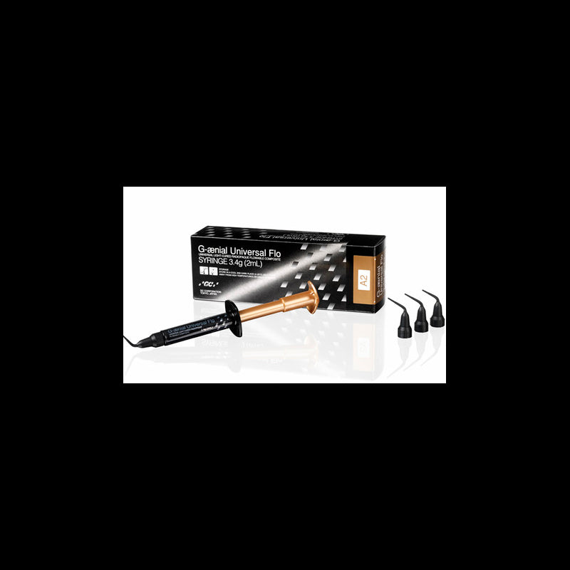 GC 004620 G-aenial Universal Flo Light Cure Flowable Composite Syringe A2 3.4 Gm GC 004620 G-aenial Universal Flo Light Cure Flowable Composite Syringe A2 3.4 Gm